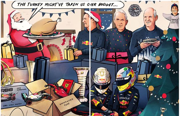 Fără milă în seara de Ajun » Red Bull și-a bătut joc de Ferrari și i-a activat pe fani: „Măriți-i salariul!”