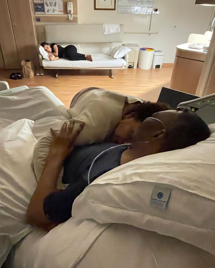 Fiica lui Pele, fotografie emoționantă din spital: „Încă o noapte împreună”