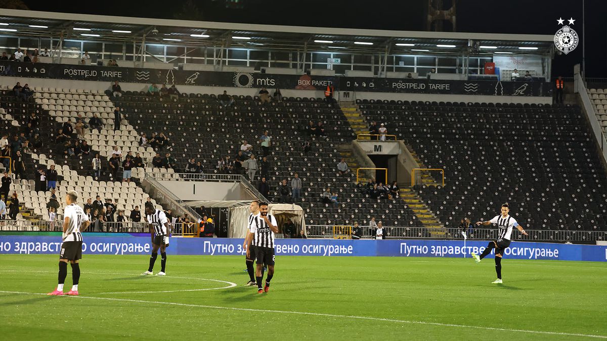 Imagini deplorabile cu stadionul lui Partizan Belgrad