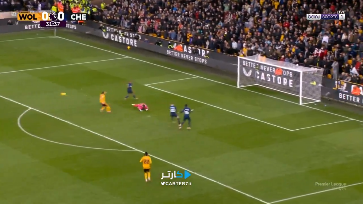 Ratarea lui Sterling în Wolves - Chelsea