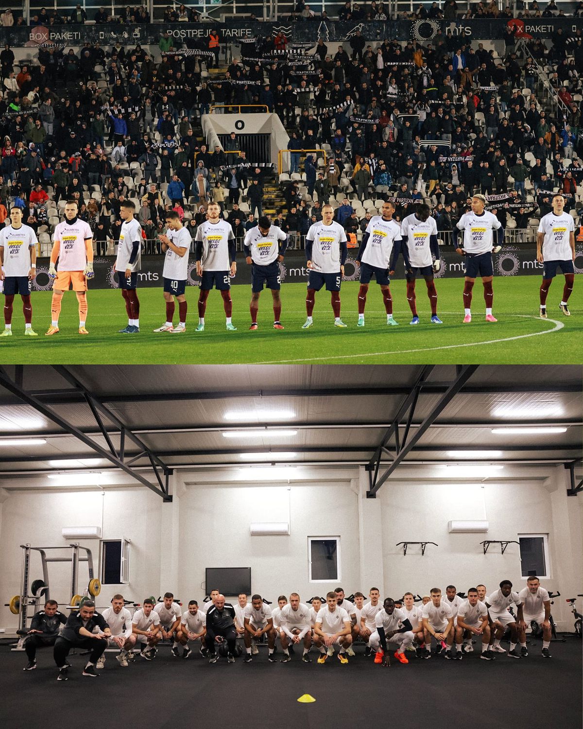 Imagini deplorabile cu stadionul lui Partizan Belgrad