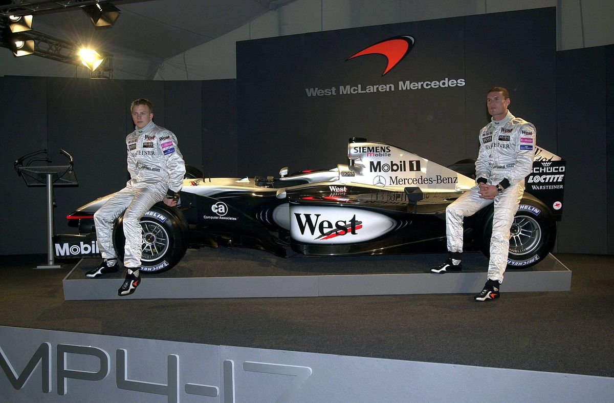 Monopostul condus de Raikkonen și Coulthard, scos la licitație pentru o sumă colosală