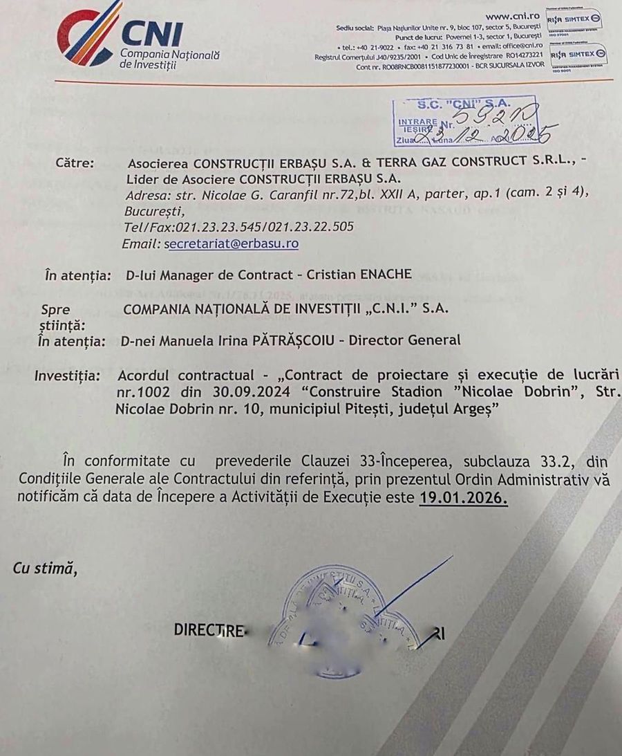 „Așteptăm naționala aici!” » Euforie la Pitești, după anunțul CNI: „Ați văzut termenul de finalizare? Spuneau că nu se face arena”