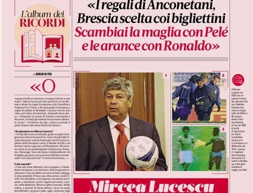 Mircea Lucescu, interviu-eveniment în Italia » De la Ceaușescu la casa distrusă la cutremur și cadoul de la Pele