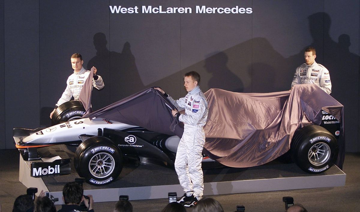 Monopostul condus de Raikkonen și Coulthard, scos la licitație pentru o sumă colosală