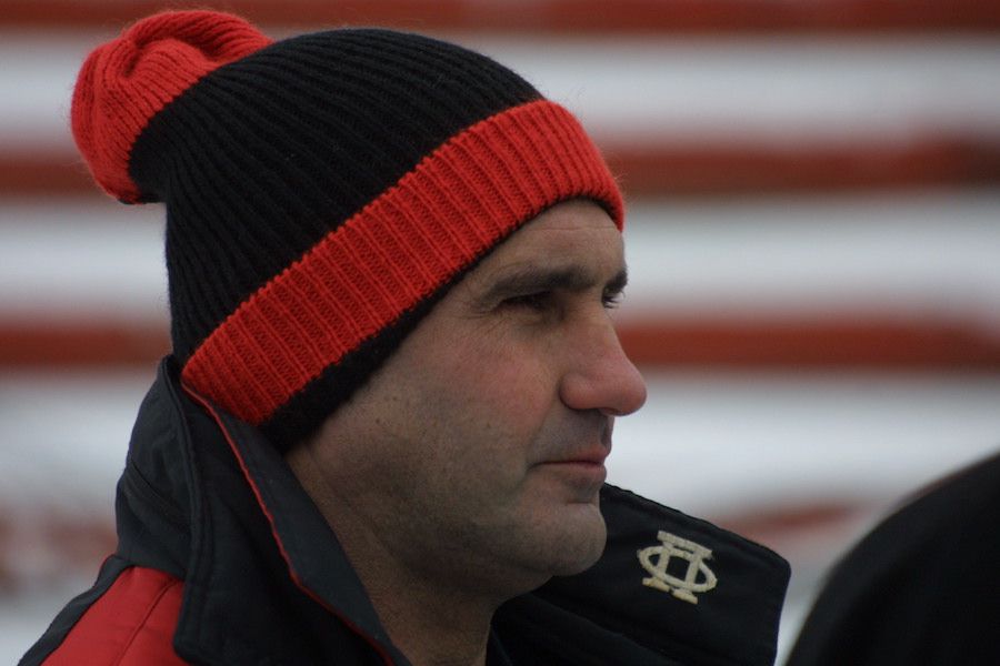 Victor Roșca, pe vremea când o antrena pe CSM Reșița Victor Roșca, pe vremea când o antrena pe CSM Reșița