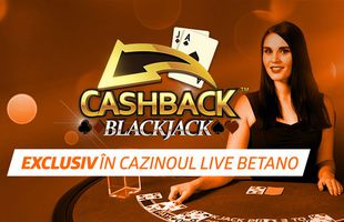 Cashback Blackjack – un nou joc marca Playtech, acum în oferta Exclusivă Betano