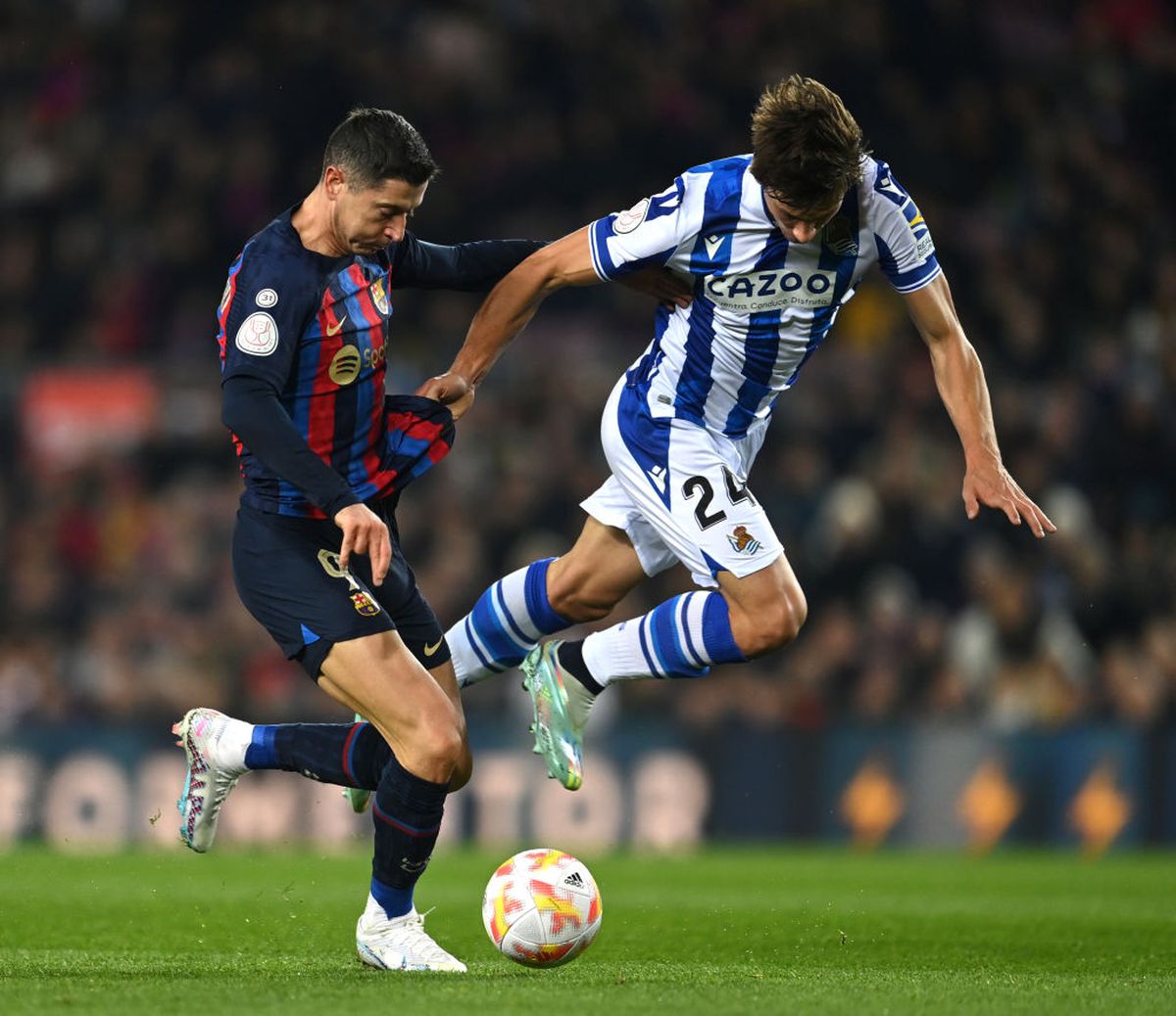 Barcelona e în semifinalele Cupei Regelui Spaniei » Catalanii au trecut cu greu de Real Sociedad