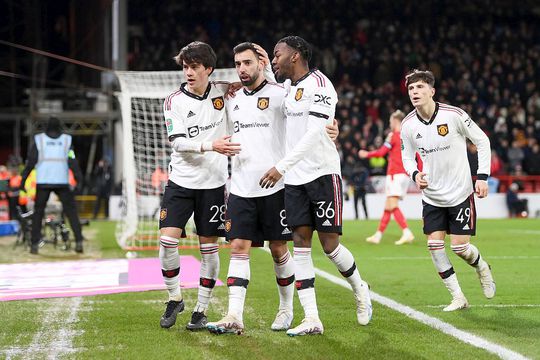 Manchester United a învins-o cu 3-0 pe Nottingham Forest // sursă foto: Guliver/gettyimages