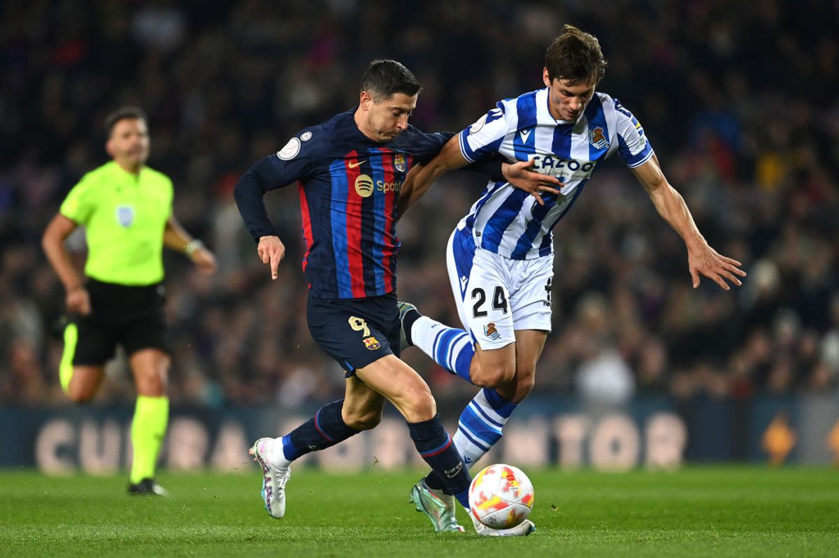 Barcelona e în semifinalele Cupei Regelui Spaniei » Catalanii au trecut cu greu de Real Sociedad