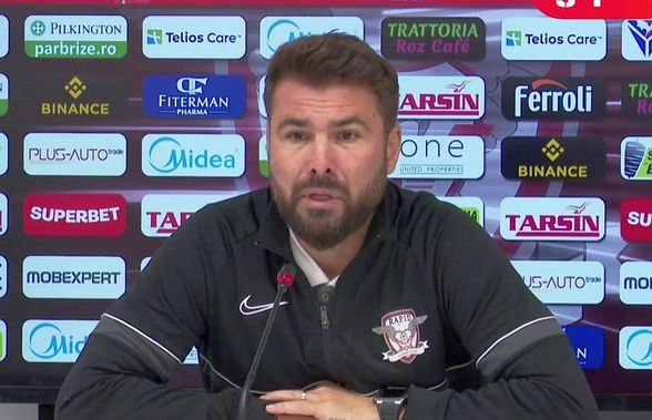 Adrian Mutu, bătăi de cap înainte de U Cluj - Rapid: „Voi schimba strategia”