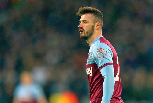 Albian Ajeti în tricoul lui West Ham. Foto: Instagram