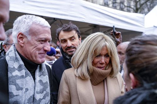 Brigitte Macron și Didier Deschamps Foto: Imago