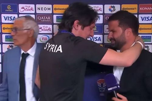 Moment emoționant după calificarea Siriei: translatorul și reporterul au izbucnit în plâns la interviul lui Cuper