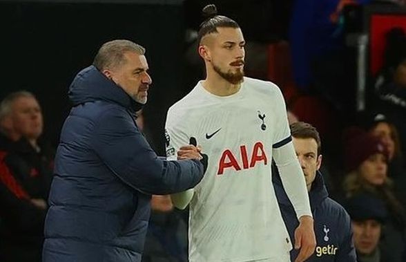 Ce a spus managerul lui Tottenham la conferința de astăzi despre Radu Drăgușin: „Cu el, am ridicat nivelul. E foarte bine poziționat”