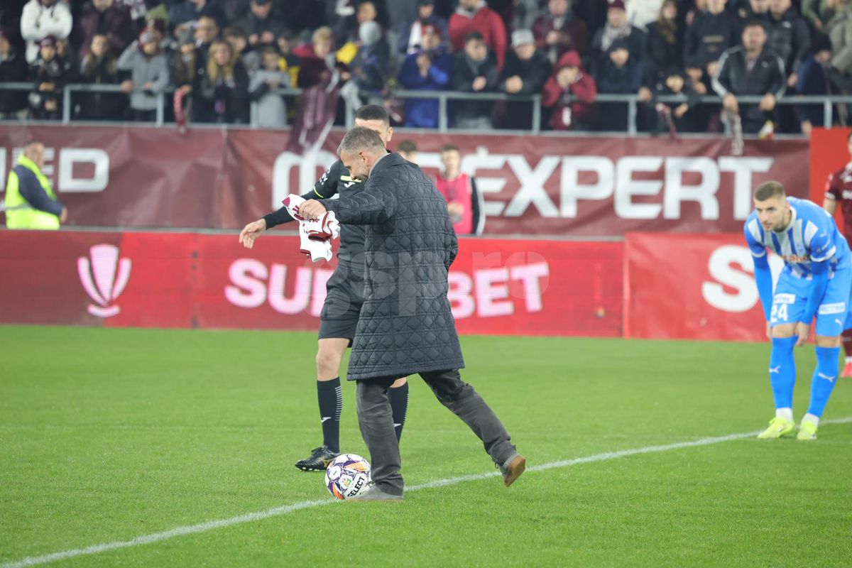 Iulia și Răzvan Raț, la Rapid - Universitatea Craiova