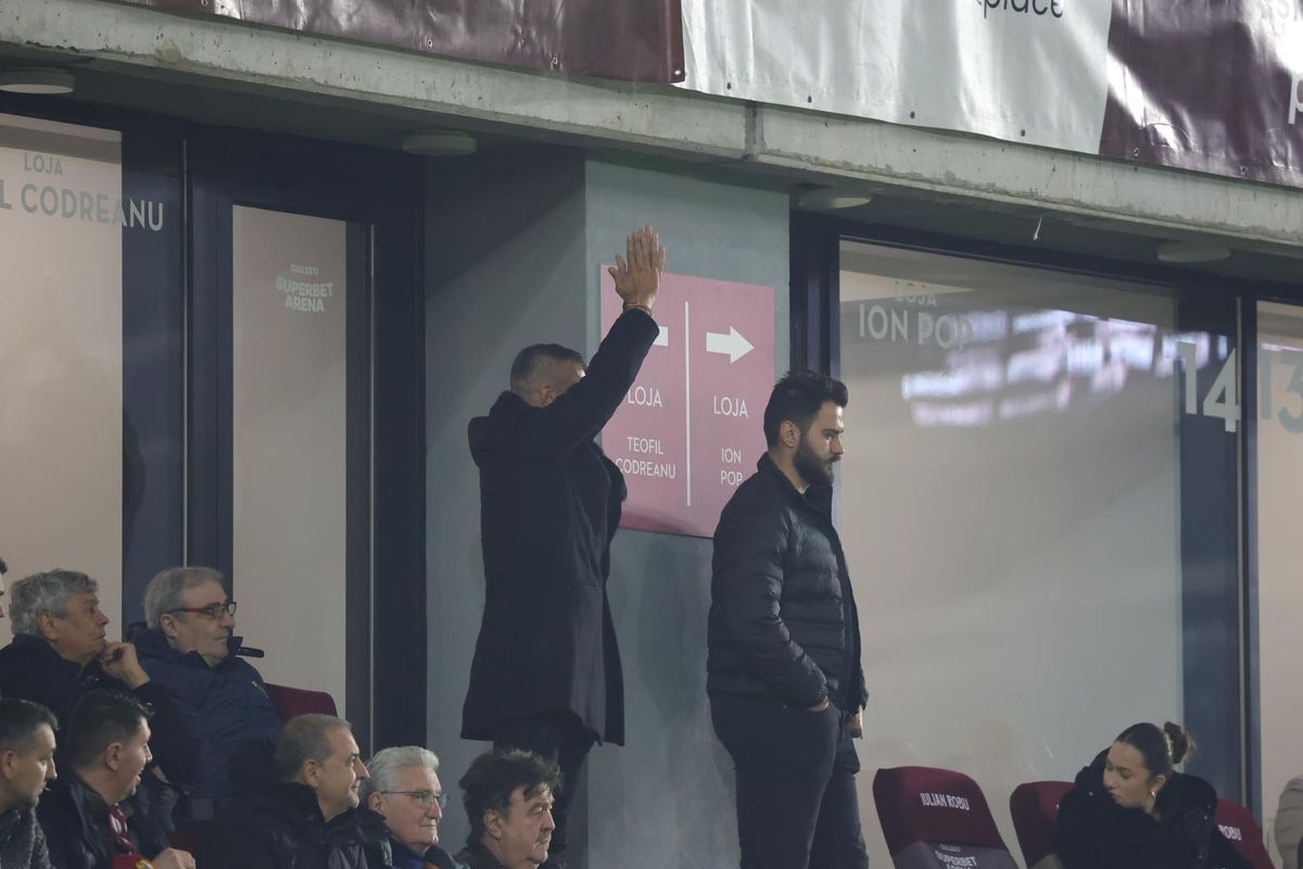 Iulia și Răzvan Raț, la Rapid - Universitatea Craiova