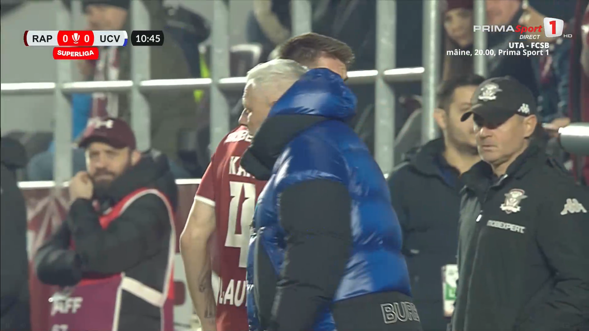 Jakub Hromada a părăsit terenul pe targă