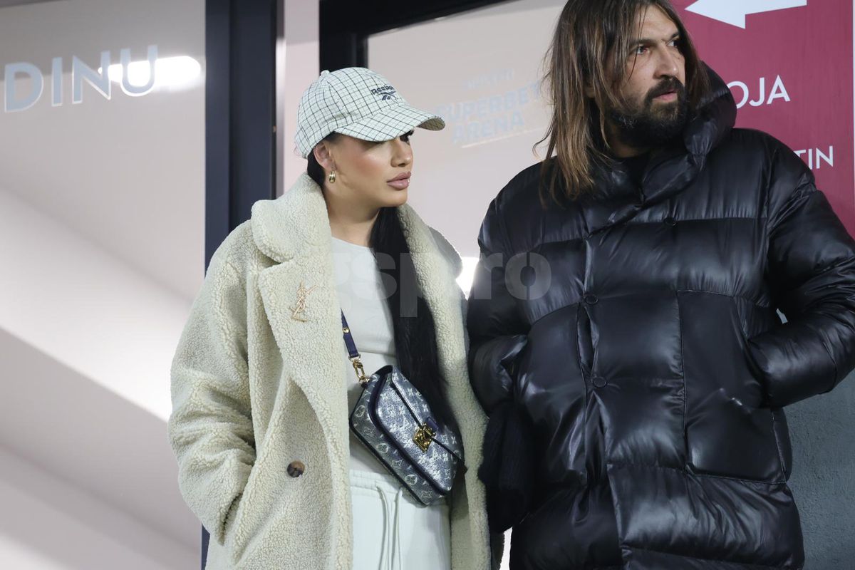 Cu două săptămâni înainte de plecarea în Asia Express cu Tamaș, Alexa a venit cu soția la Rapid - Universitatea Craiova » Imaginile surprinse în Giulești