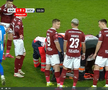 Clipe de panică în Giulești: titularul Rapidului a părăsit terenul pe targă, cu guler cervical