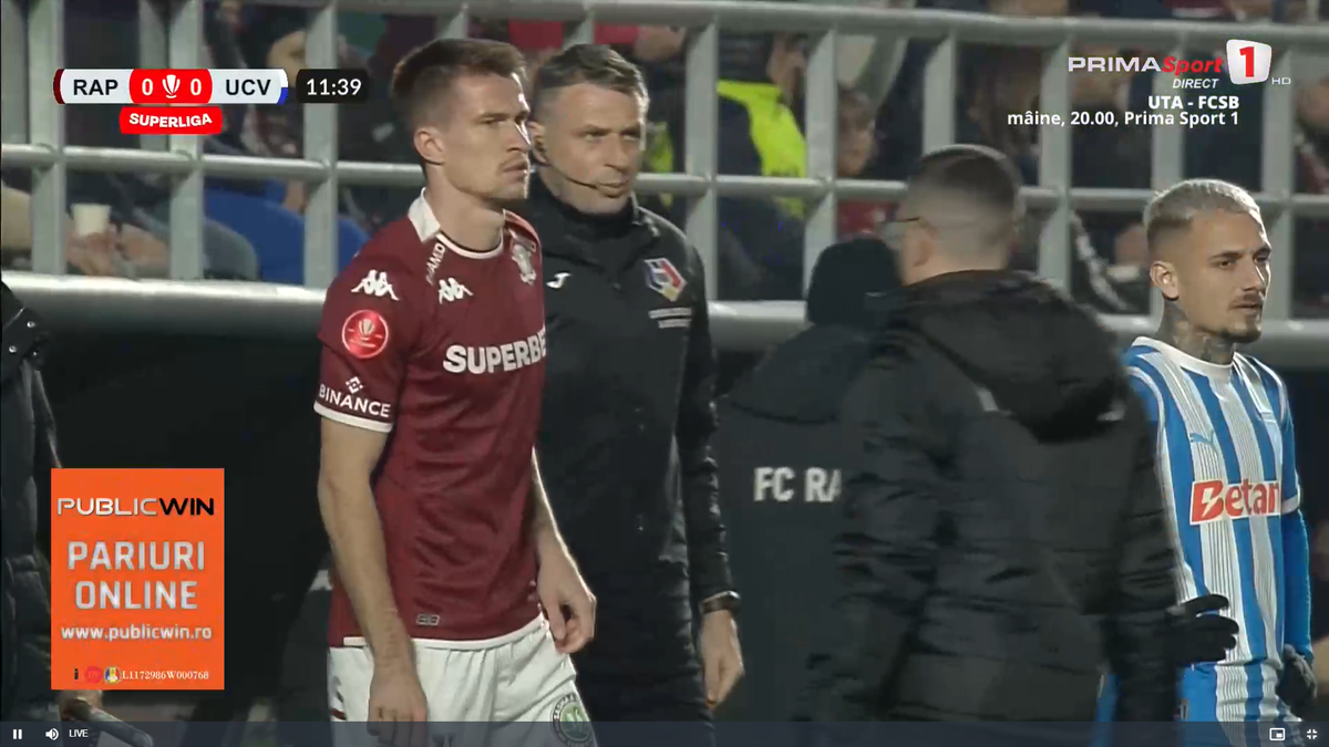 Jakub Hromada a părăsit terenul pe targă