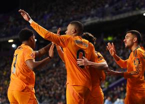 Real Valladolid - Real Madrid 0-3 » Kylian Mbappe a adus victoria „galacticilor” la Pucela și trupa lui Ancelotti s-a desprins în fruntea clasamentului