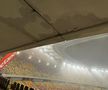 Plouă prin tavanul Arenei Naționale înainte de FCSB - CFR Cluj