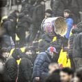 Peluza Nord a plecat mai devreme de pe stadion în FCSB - CFR