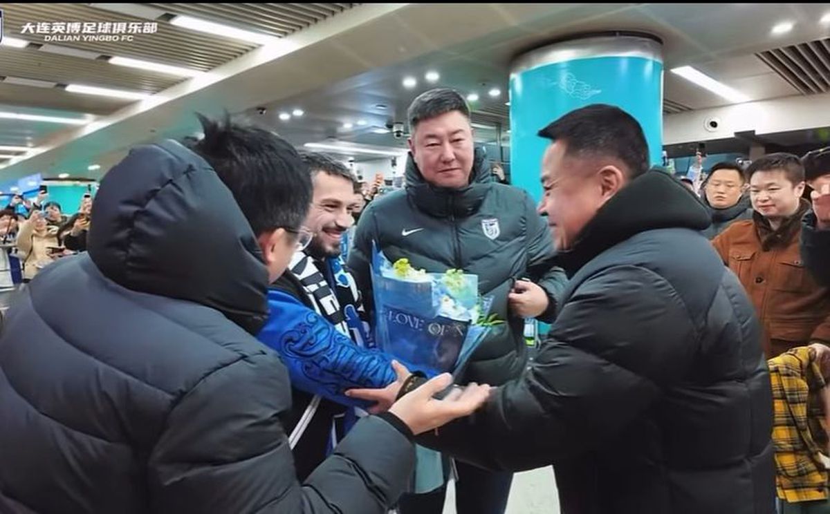 Imagini tari cu Nicolae Stanciu la sosirea în China