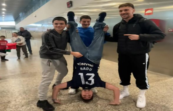 Ionuț Radu, întâlnire inedită în aeroport