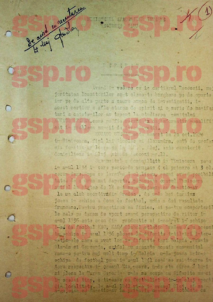 Stupoare în Arhivele Securității: marele Ștefan Kovacs a fost agentul secret „Vasile Munteanu” + „Este un tovarăș atașat colaborării”