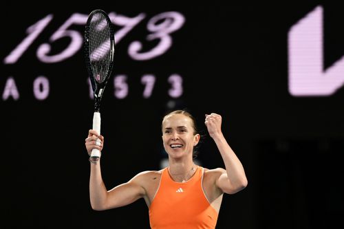 Elina Svitolina la finalul partidei FOTO Guliver/GettyImages