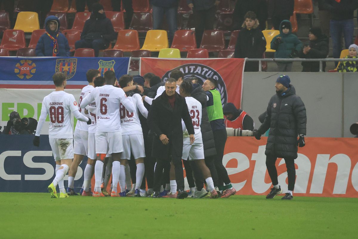 Nu s-a mai cenzurat! Cum a fost surprins Daniel Pancu, imediat după golul 4 din FCSB - CFR