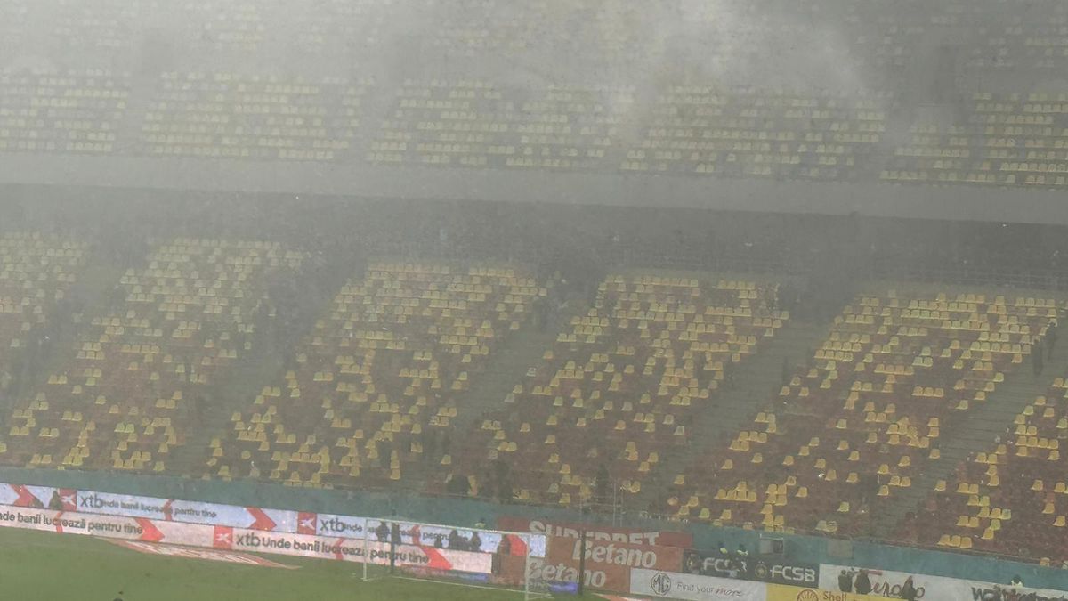 Ce a făcut Peluza Nord pe finalul meciului FCSB - CFR Cluj