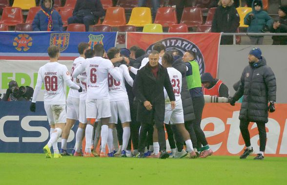 Nu s-a mai cenzurat! Cum a fost surprins Daniel Pancu, imediat după golul 4 din FCSB - CFR
