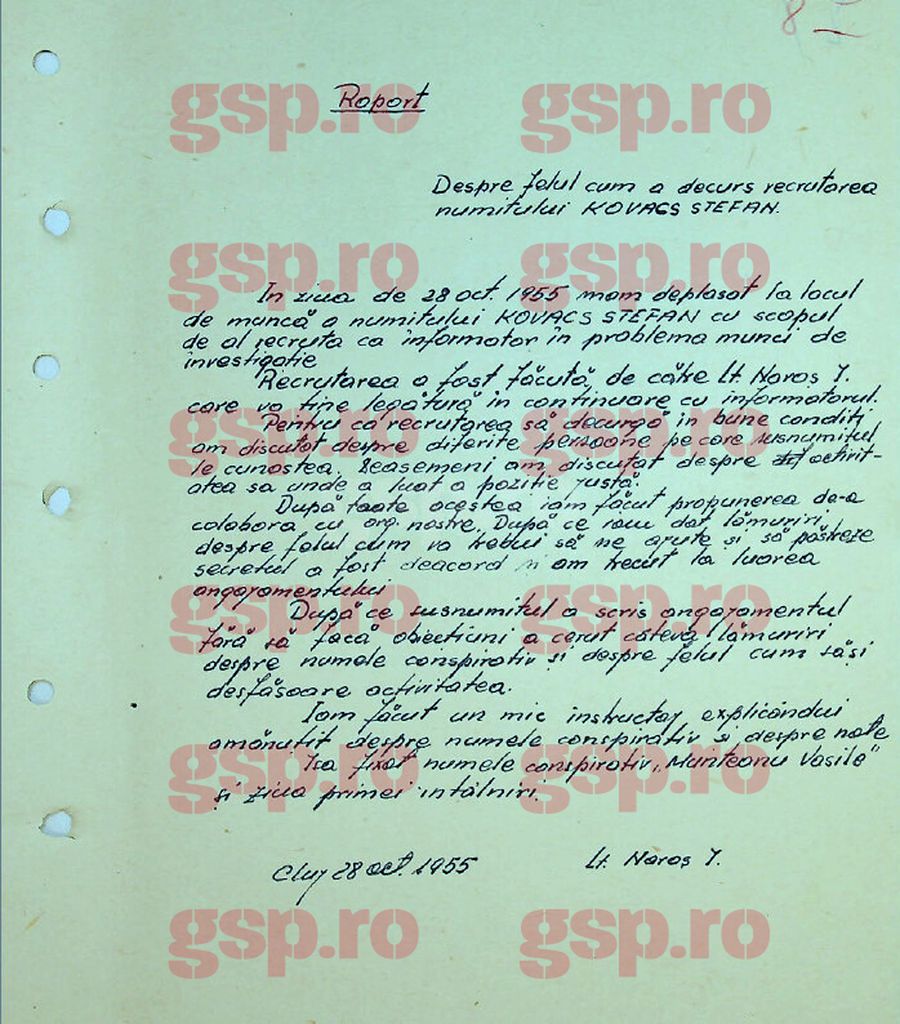 Stupoare în Arhivele Securității: marele Ștefan Kovacs a fost agentul secret „Vasile Munteanu” + „Este un tovarăș atașat colaborării”