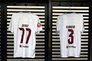 Noul sponsor a apărut în premieră pe echipament, la FCSB - CFR Cluj