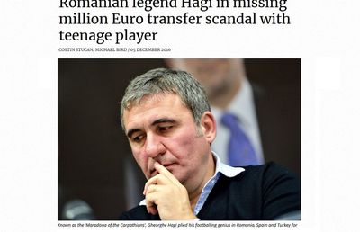 Dezvălurile Gazetei au declanșat ancheta procurorilor spanioli: fostul impresar al lui Ianis Hagi, Daum și Reghecampf investigat în Spania pentru spălare de bani