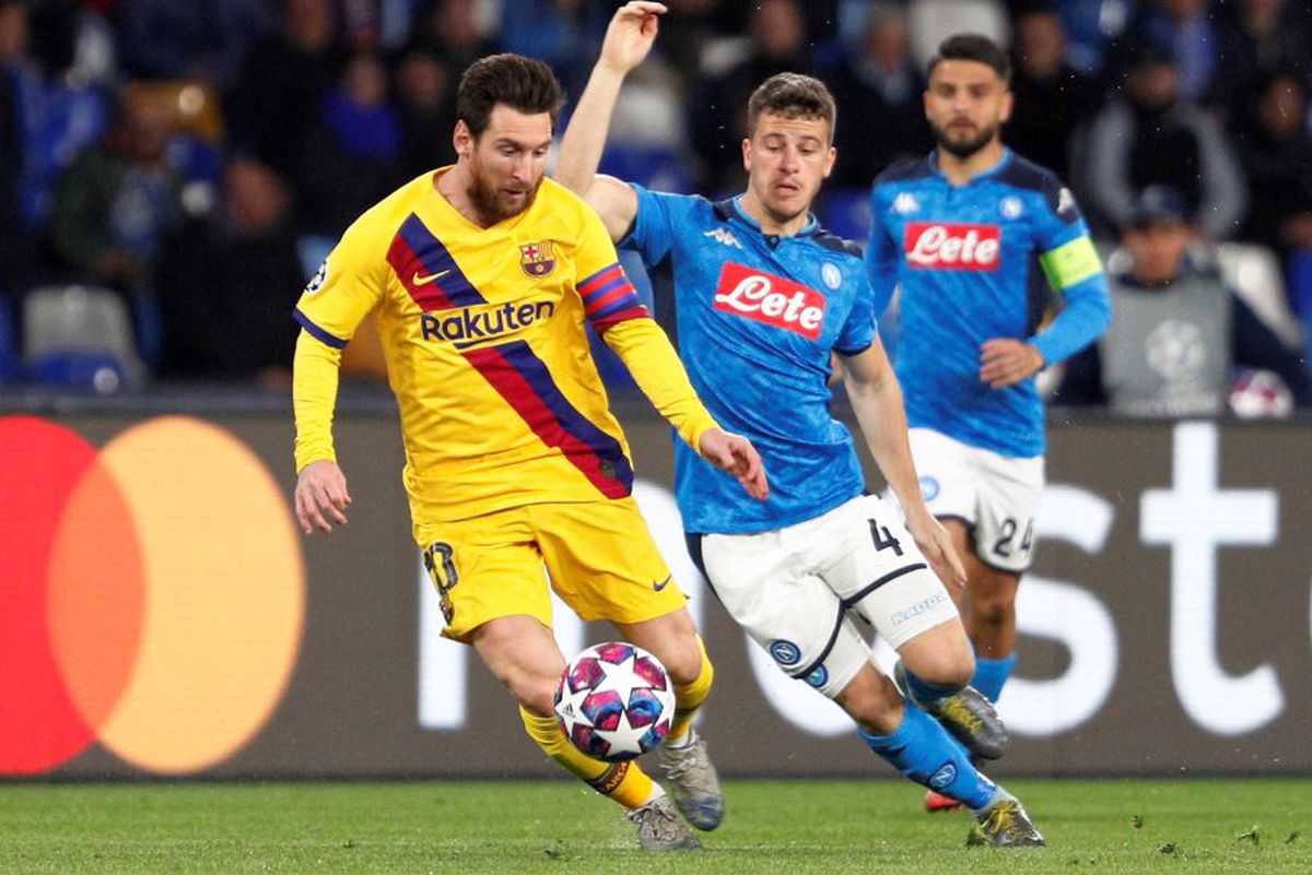 NAPOLI - BARCELONA 1-1 // Emoții mari pentru catalani: Gerard Pique s-a accidentat și ar putea rata El Clasico!