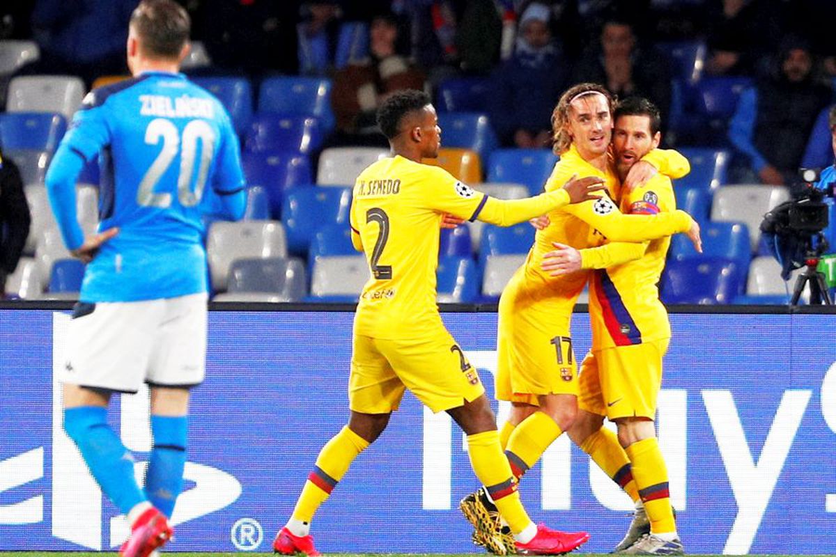 NAPOLI - BARCELONA 1-1 // VIDEO + FOTO Griezmann o salvează pe Barcelona, iar catalanii sunt mari favoriți înaintea returului