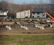 Stadiul lucrărilor la stadionul din Târgoviște în ianuarie 2020