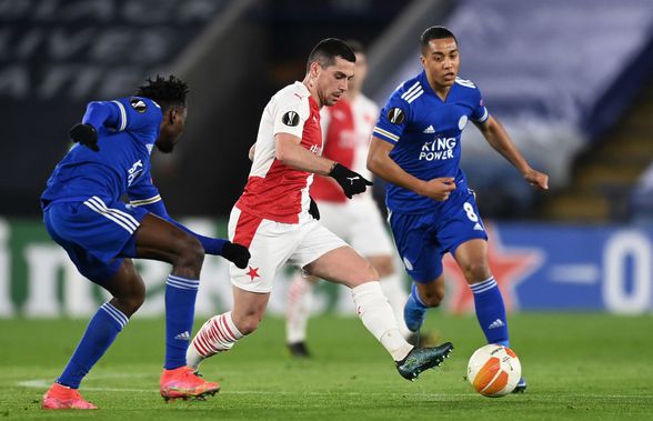 VIDEO+FOTO Nicolae Stanciu, assist de excepție în Leicester - Slavia Praga! Cehii produc marea surpriză din Europa League