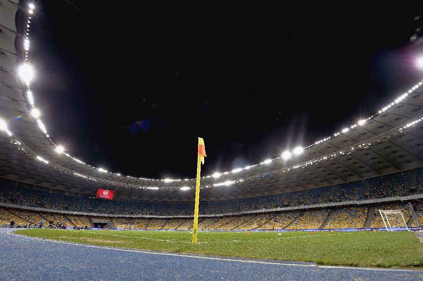 Stadionul NSC Olimpiyskiy din Kiev, folosit de Dinamo Kiev și Șahtior / Sursă foto: Guliver/Getty Images