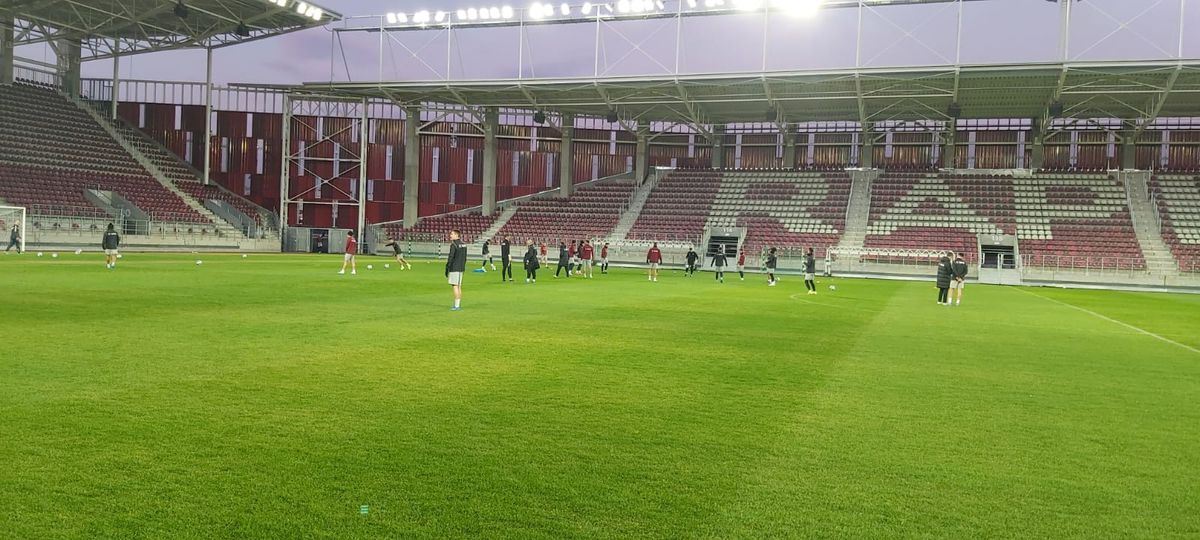 Rapid, primul antrenament pe noua arenă din Giulești