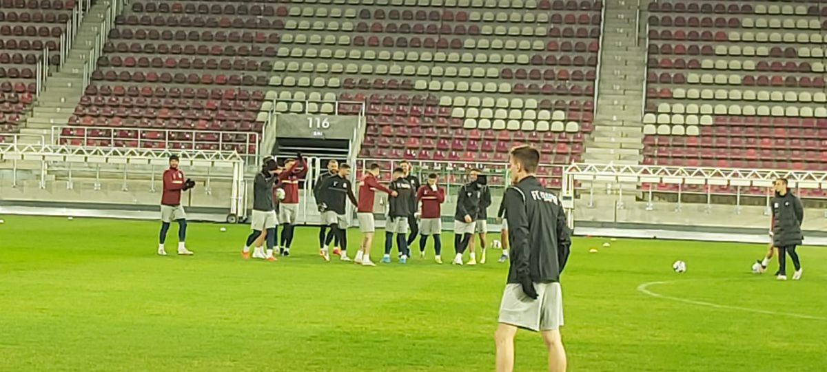 Rapid, primul antrenament pe noua arenă din Giulești
