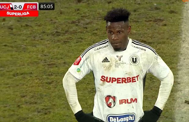 U Cluj respiră după victoria cu Botoșani » Thiam, eroul echipei lui Sabău