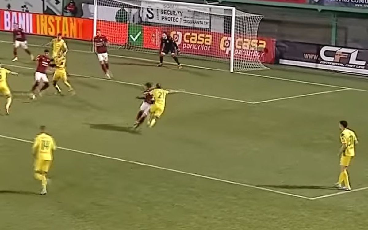 Feșnic, penalty-uri nedate în Mioveni - Rapid