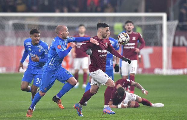 Rapid trece de Chindia și urcă pe podiumul SuperLigii! Clasamentul ACUM