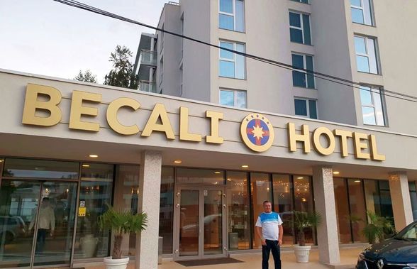 Gigi transformă FCSB în TCAB » Becali a lipit sigla echipei de fotbal pe hotelul pe care îl deține pe litoral: a schimbat doar literele 