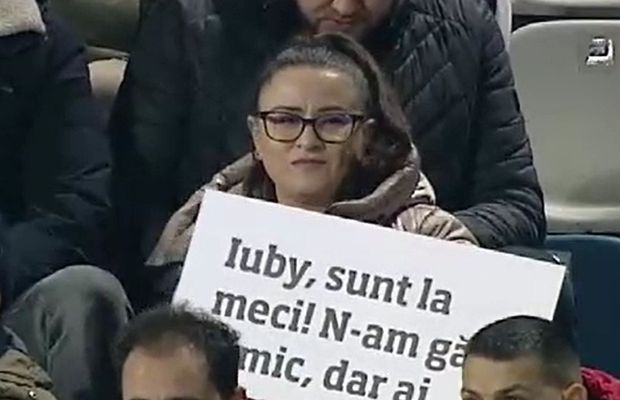 Mesajul serii la Poli Iași - Rapid » Surpriza pregătită de o microbistă, de Dragobete, pentru soțul rămas acasă